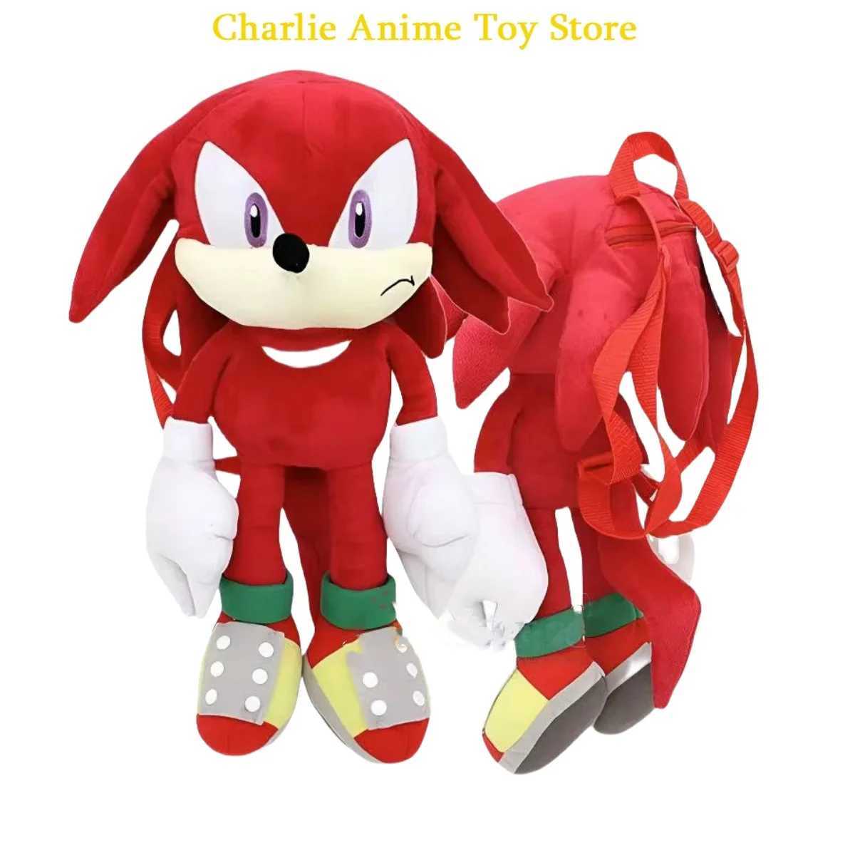 6 Style Plush Backpack Classic Game Character Black Shadow Plush Toy Animation Small Capacity Childrens Soft Toy Birthday Gift X250402