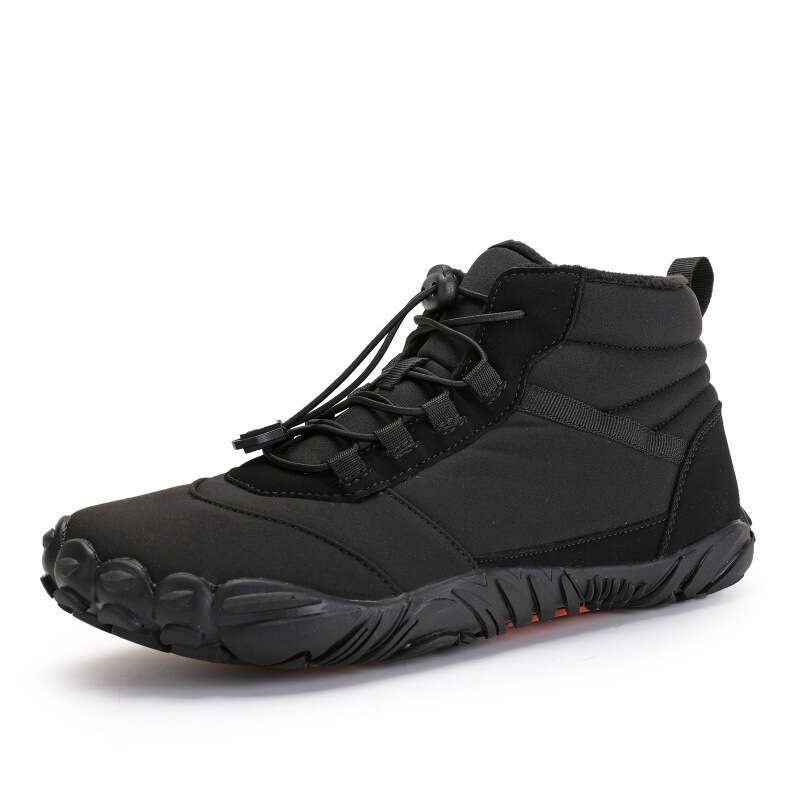 6800 high top oversized snow boots, winter plush insulation, couple's cotton shoes, five finger elastic band hiking shoes