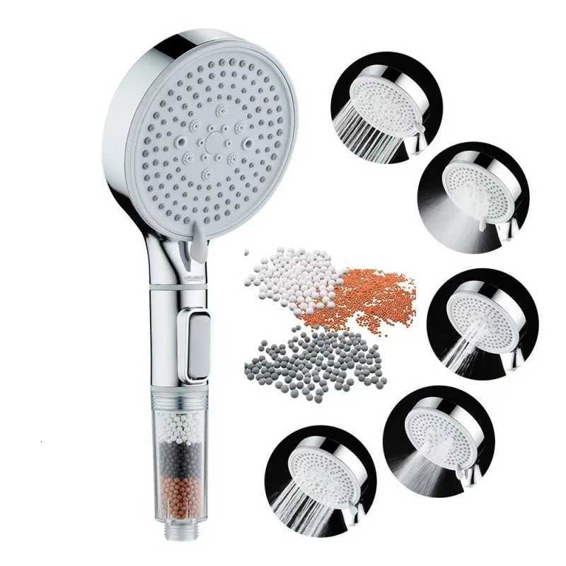 Filter Spray Fivespeed Booster Large Panel Shower He Shower Bath Handheld Shower Plus Hose Set Y251103