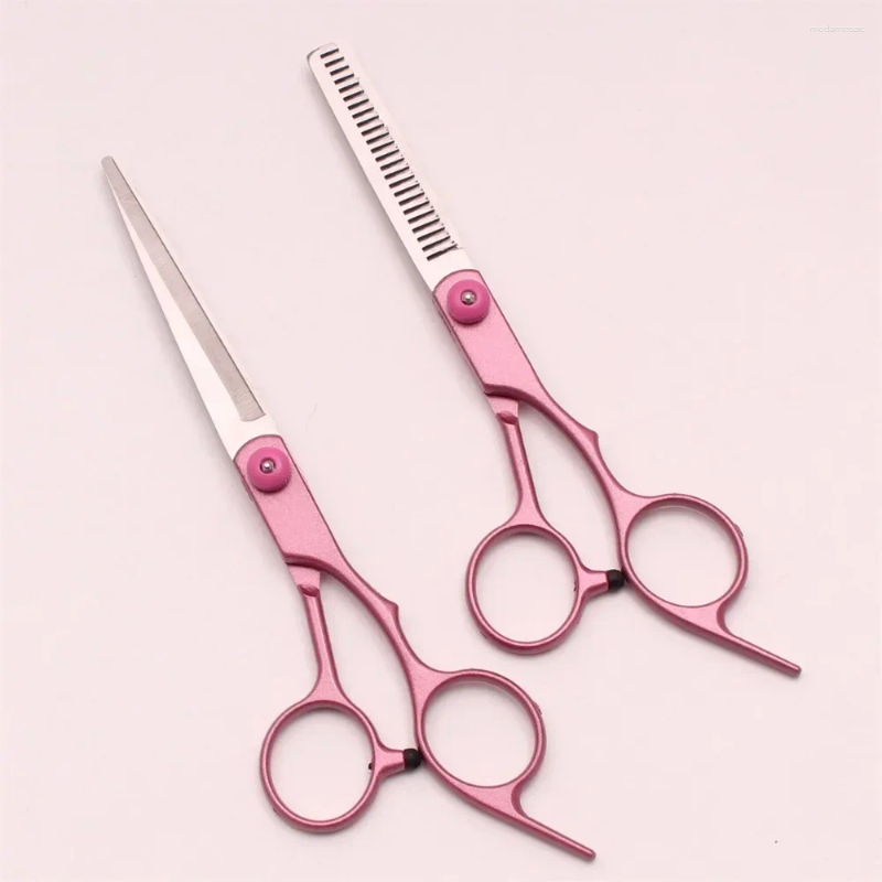 2Pc Professional Hairdressing Scissor Hair Thinning Scissors Multicolor Bangs Broken Tooth Barber Tool S2563
