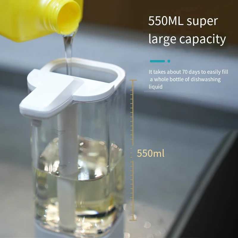 Automatic Sensor Hand Soap Machine Wall Hanging Gel Soap Dispenser for Kitchen Detergent Dispensing System Spirit Hand Washing C251103