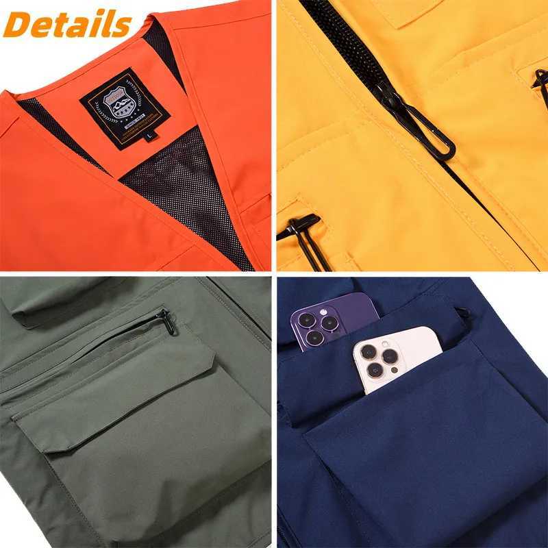 New Arrive Quality Fishing Vest Summer Outdoor Quick-drying Mesh Multi-Pocket Plus Size Cargo Waistcoat Camping Photography Vest X250403