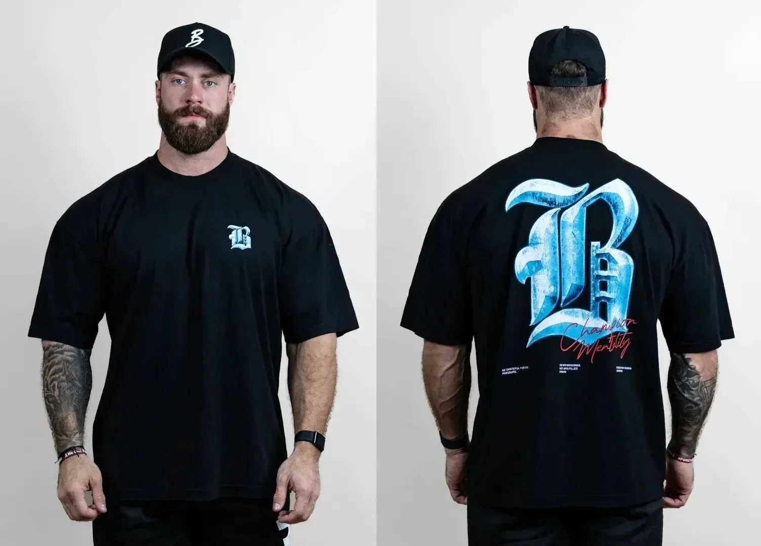 CBUM Mens Gym Cotton T-Shirt High Quality Chris Bumstead Sportswear Fitness Oversize Sportswear High Quality Big Casual T-Shirt X2504031