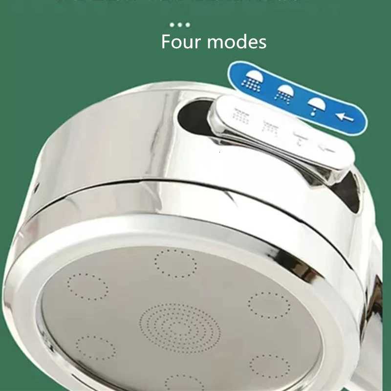 High Pressure Handheld Bathro Shower Water Saving Shower Pressuri Adjustable Spray LED Digital Temperature Display Y251103