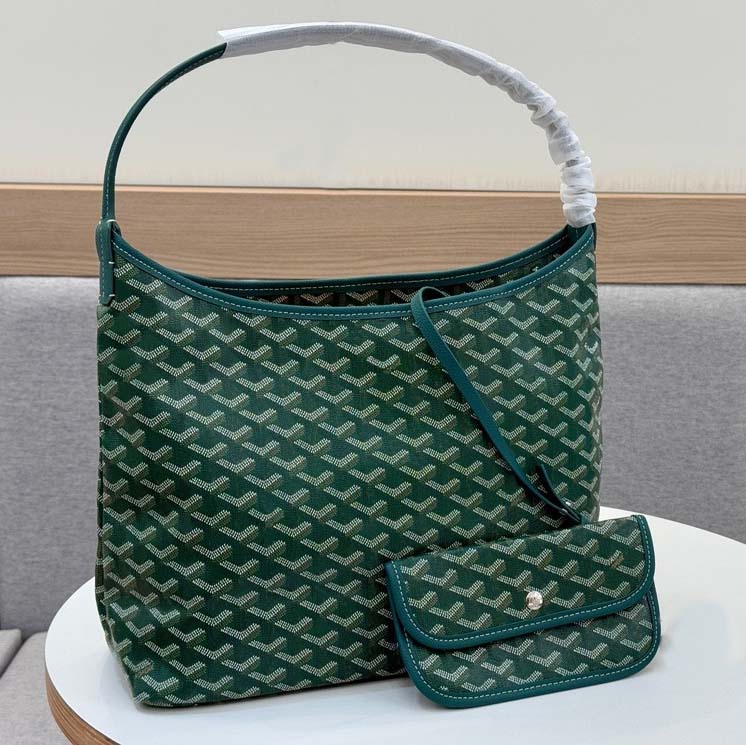 Beach Bag Summer Tote Bag Luxury Designer Bag Classic Floral Print Zipper Canvas Calf Leather Hobo Shoulder Bag Anti Pressure Handle Armpit Bun Women Bag Green