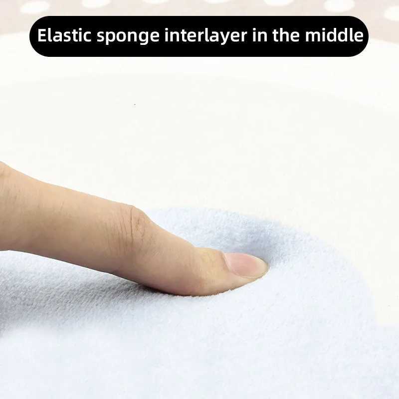 3pcs ocean cartoon pattern bathroom floor mat U-shaped toilet lid mat laundry room anti slip mat home flannel carpet door mat C251103