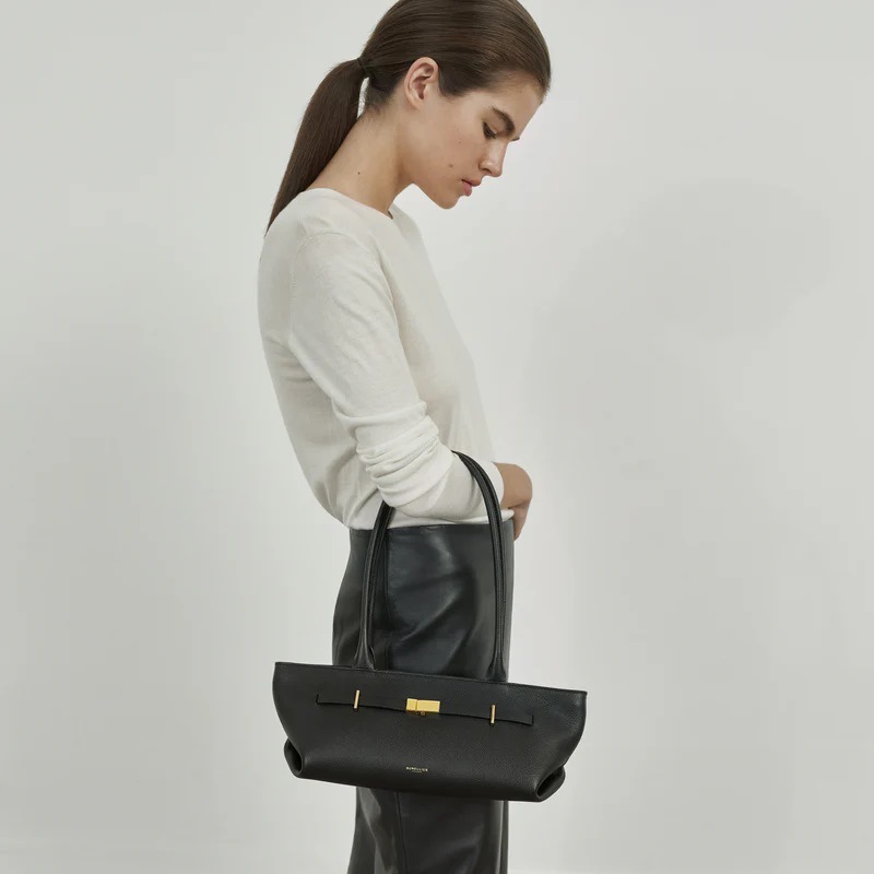 new Baguette bag genuine leather one-shoulder underarm bag cross-border American retro women's bag for commuting and styling dumpling bag