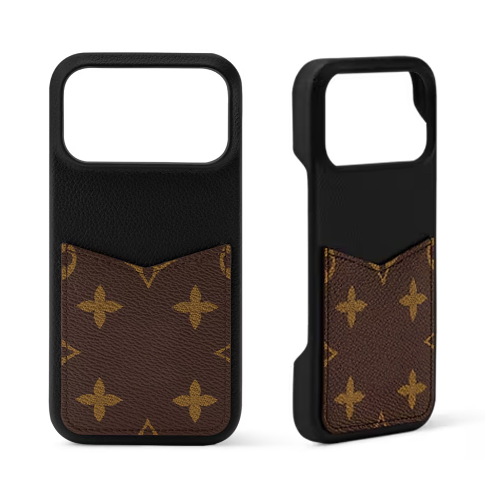 Bumper Pallas Iphone 17 Pro Max Designer Wallet Phone Case Card Holder iPhone Case Leather for Apple iPhone 16 15 ProMax 14 13 12 Mobile Cover Cases Card