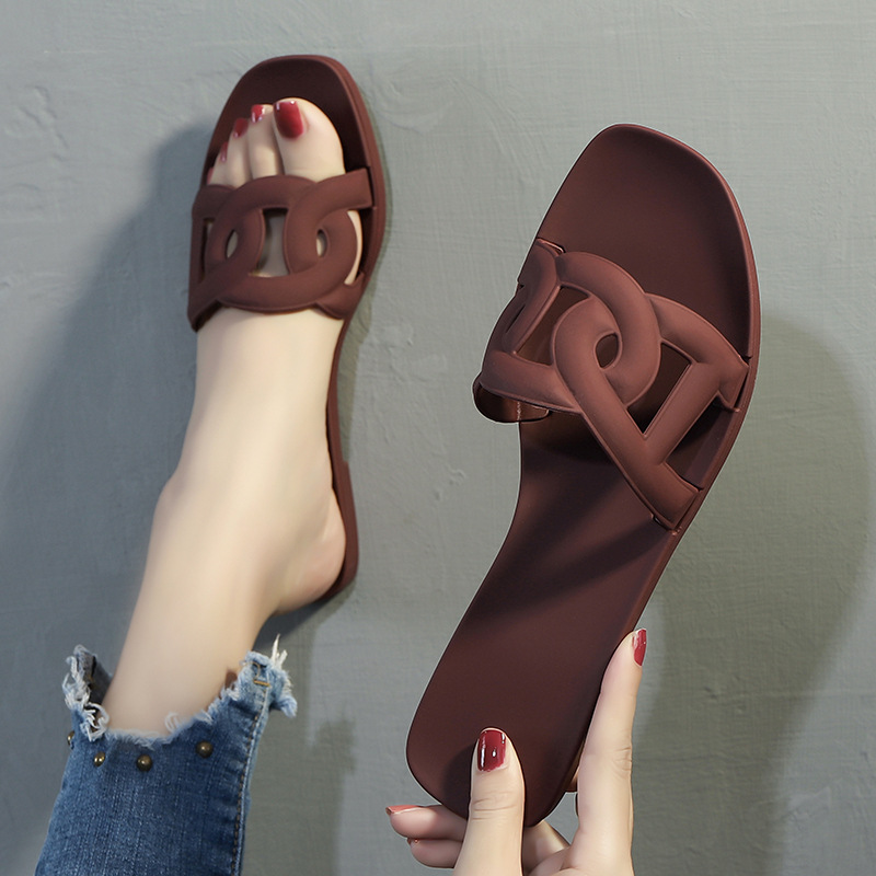 Free shipping 2025 new designer Slippers for womans flat sandals fashion lady slider summer flip flops Slides outdoor woman shoes