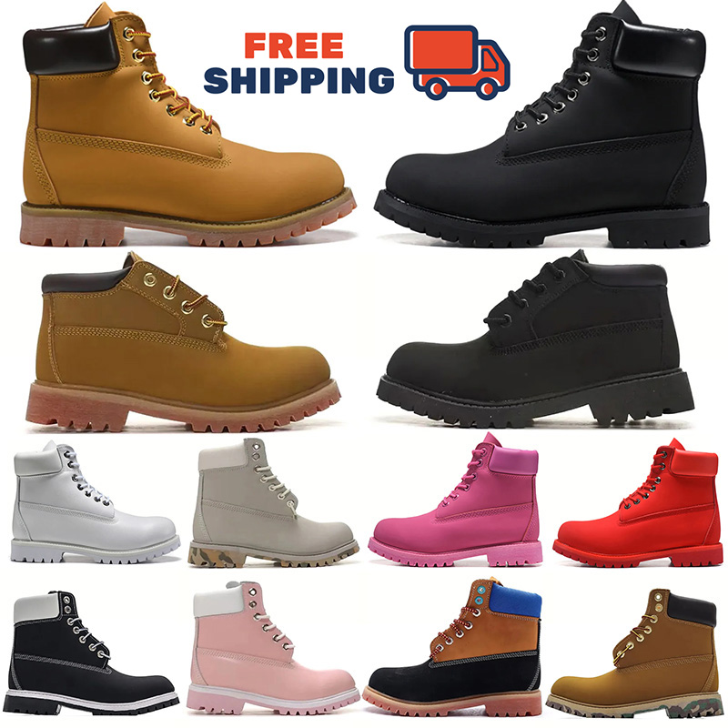 Free Shipping designer boots for men women outdoor shoes boot booties cowboy sneakers luxury fashion ankle boots fur wheat black brwon winter trainers hiking shoes