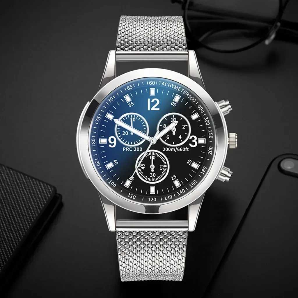 2025 Luxury QuartzWatch for Men Stainless Steel Dial Casual Quartz Wristwatches Men Bracele Watch Relogio Masculino W251104