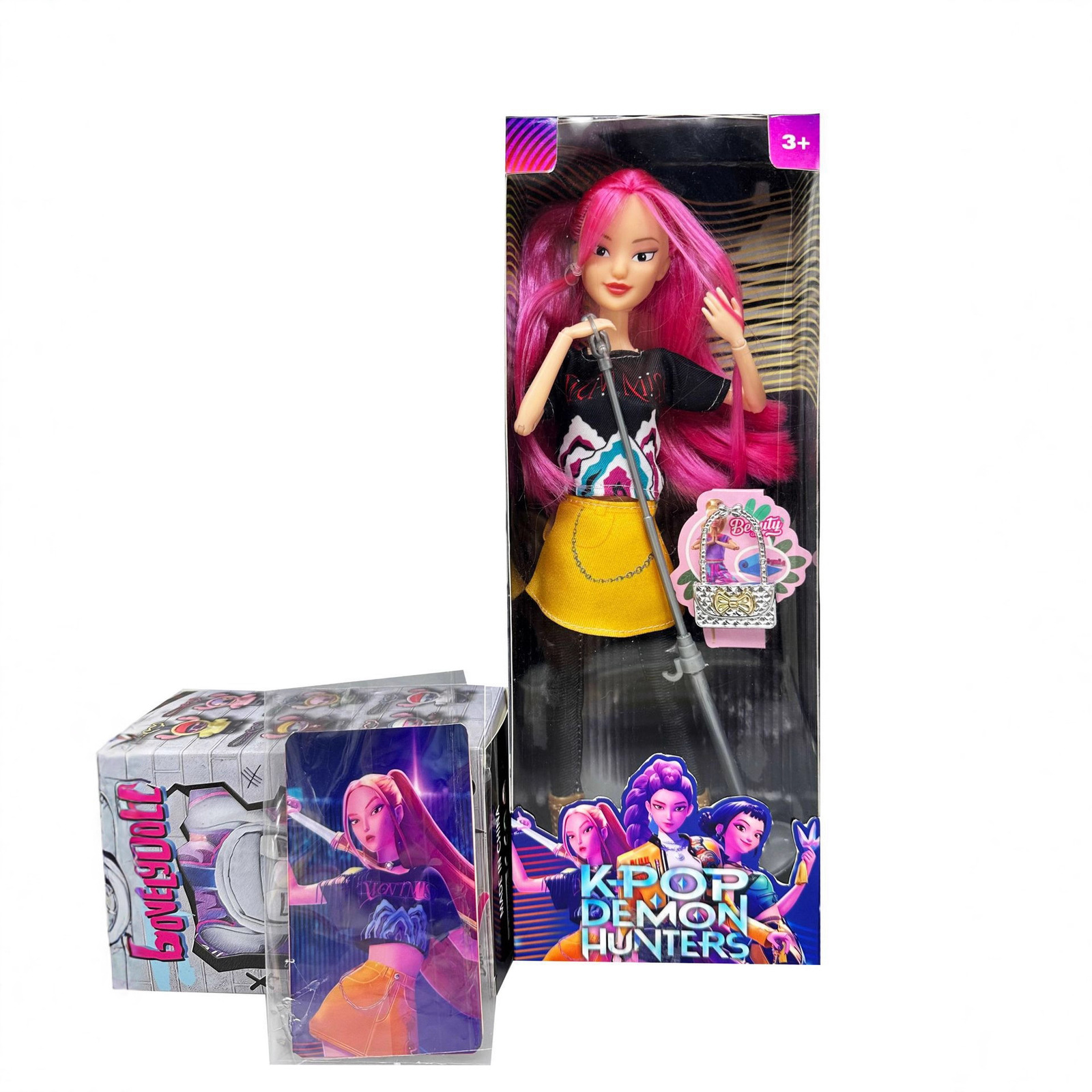 Kpop Demon Hunters Action Figure Toy Derpys Tiger Rumi Mira Zoey Sussy Figurine Doll For Fans Christmas gifts 251020