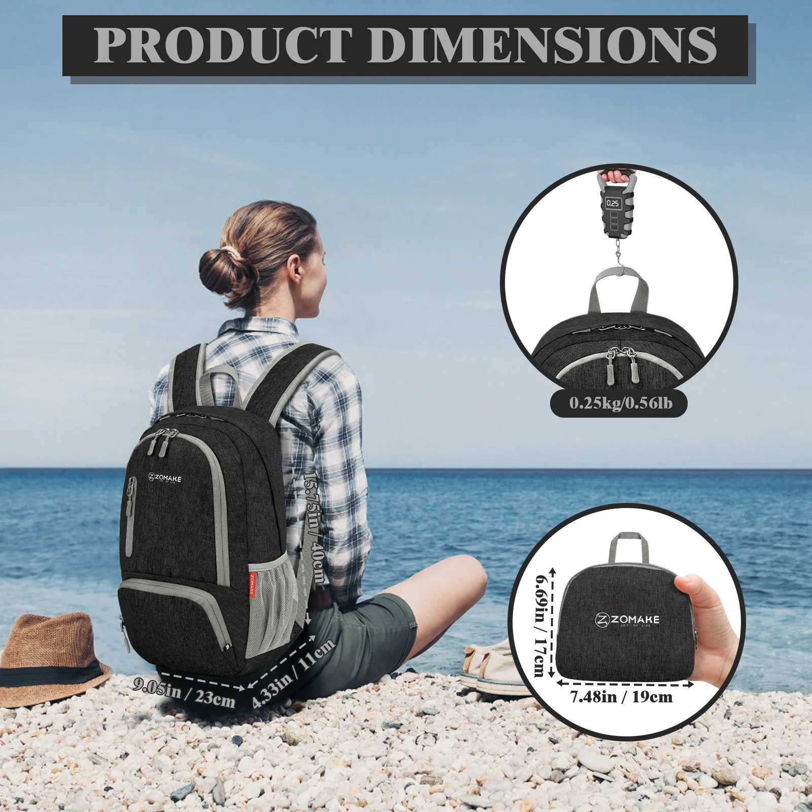 20L Outdoor Packable Backpack light Foldable Camping Backpack Anti-splash Travel Hiking Daypack Sports Bag for Men WomenC250407