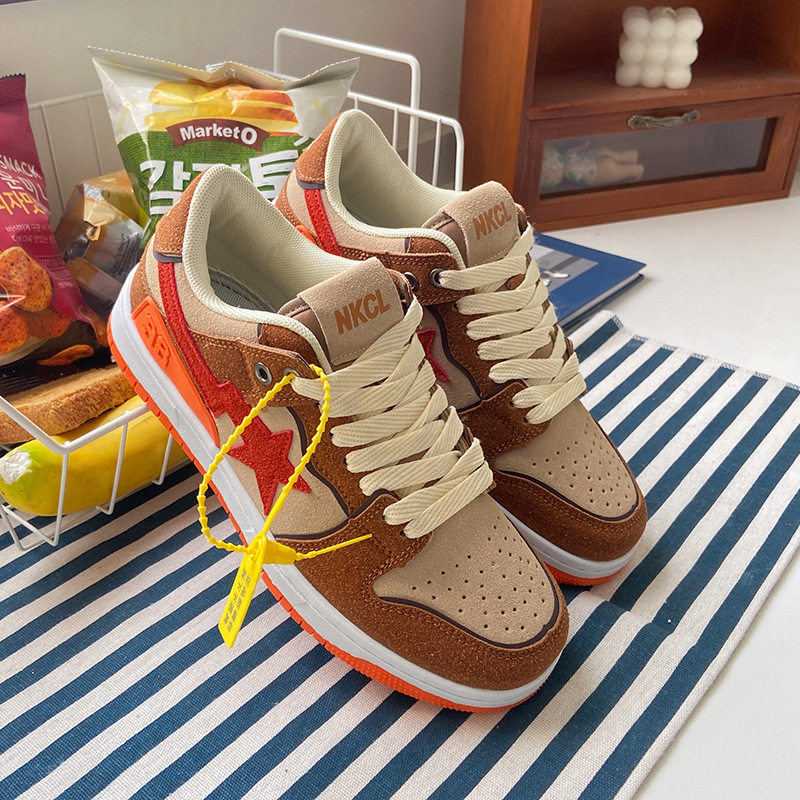 Designer Sneakers Student Training Thick-Soled Couple Casual Sports Skateboard Shoes Trendy Shoes Men Women