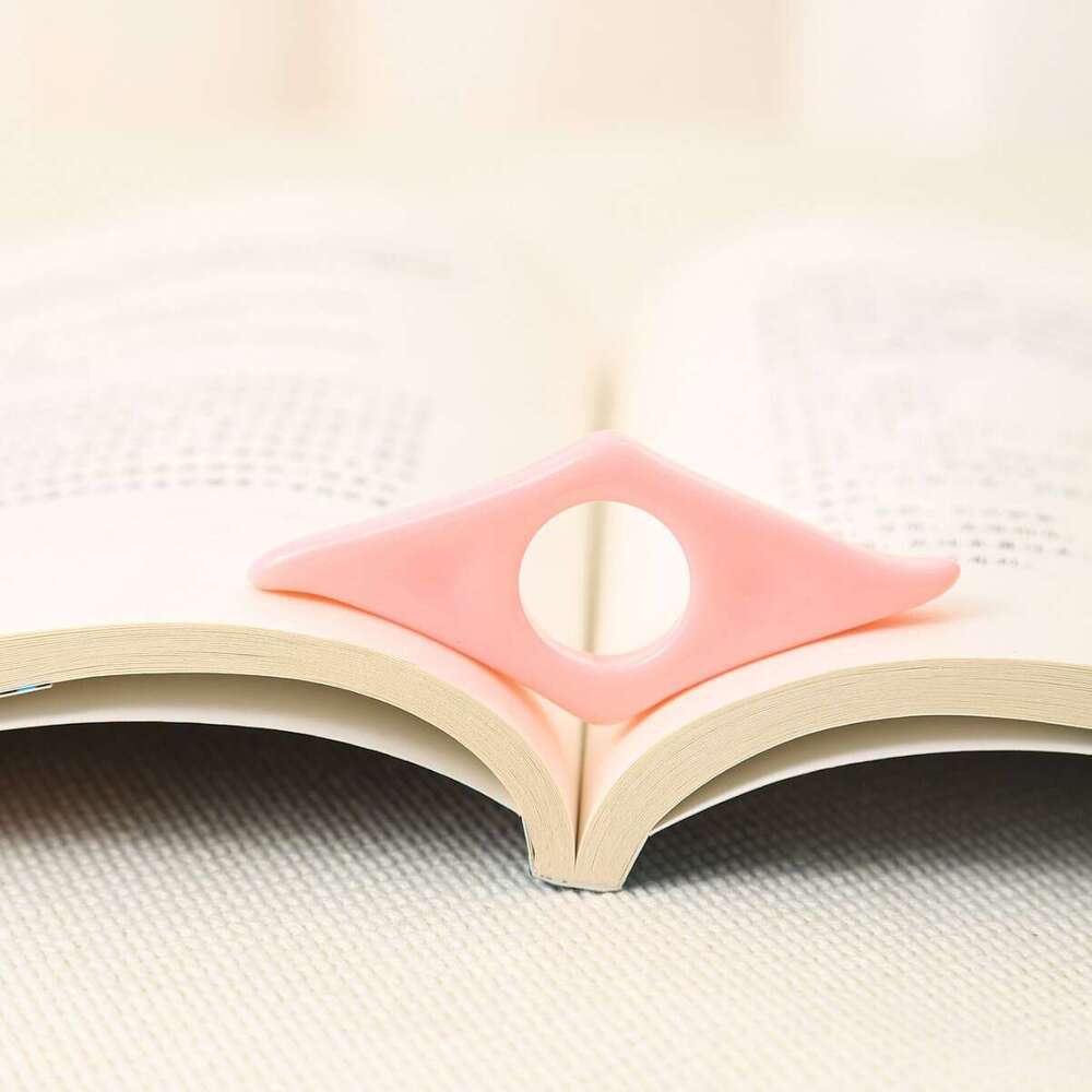 Hot-Selling Thumb Support Acrylic Bookmark Book Press Reading Aid