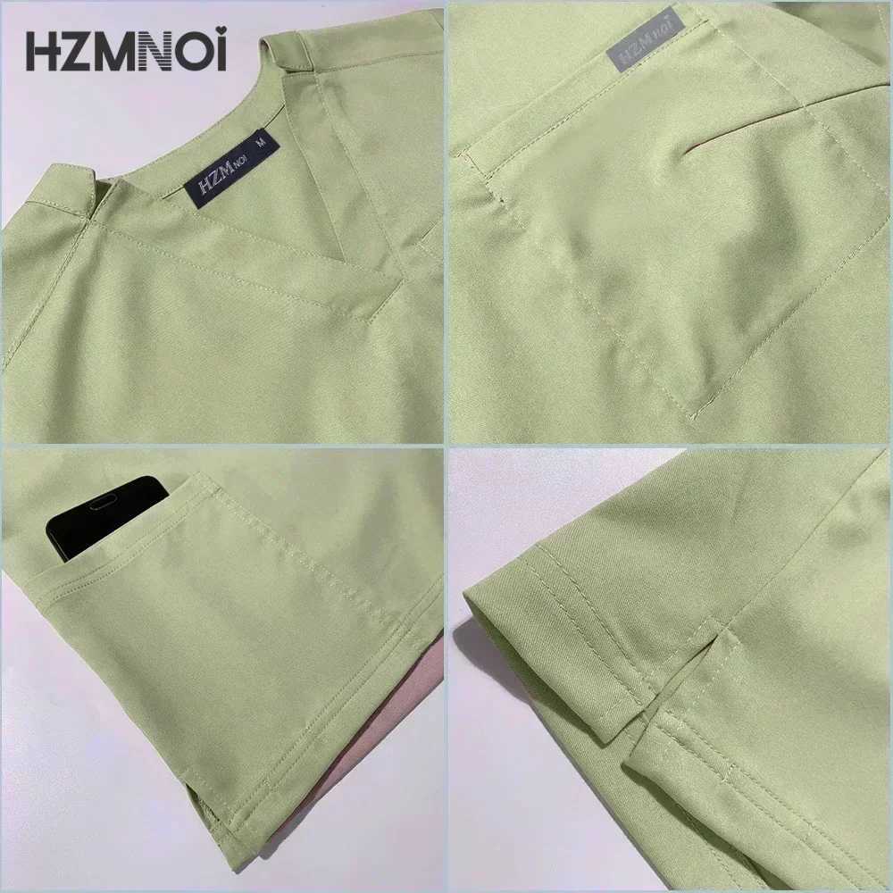 Medical Scrubs Uniform Women Scrub Sets Nursing Uniform Hospital Surgery Gowns Dental Clinic Beauty Salon Workwear Medical Set J251103