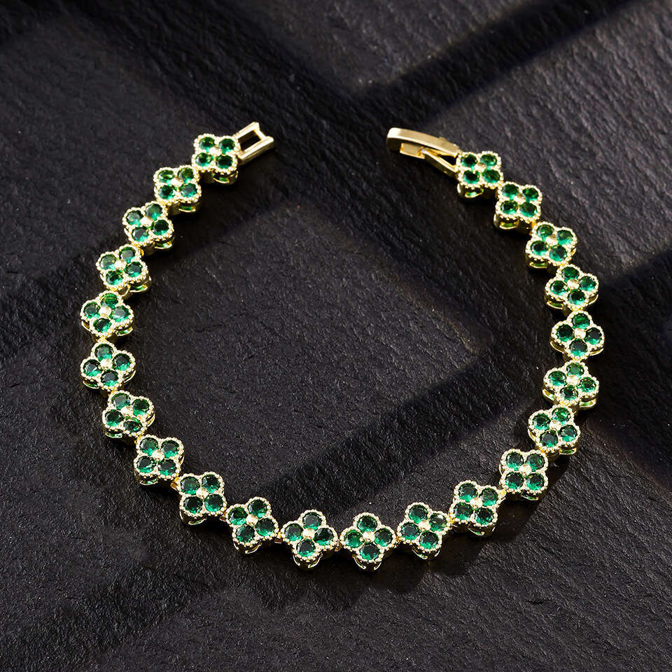 Bracelets Designer luxury Bracelet Simple Multi color Hip hop Thin Circle Double Heart Ins Style Women's studded Fashion Trendy Personality Jewel