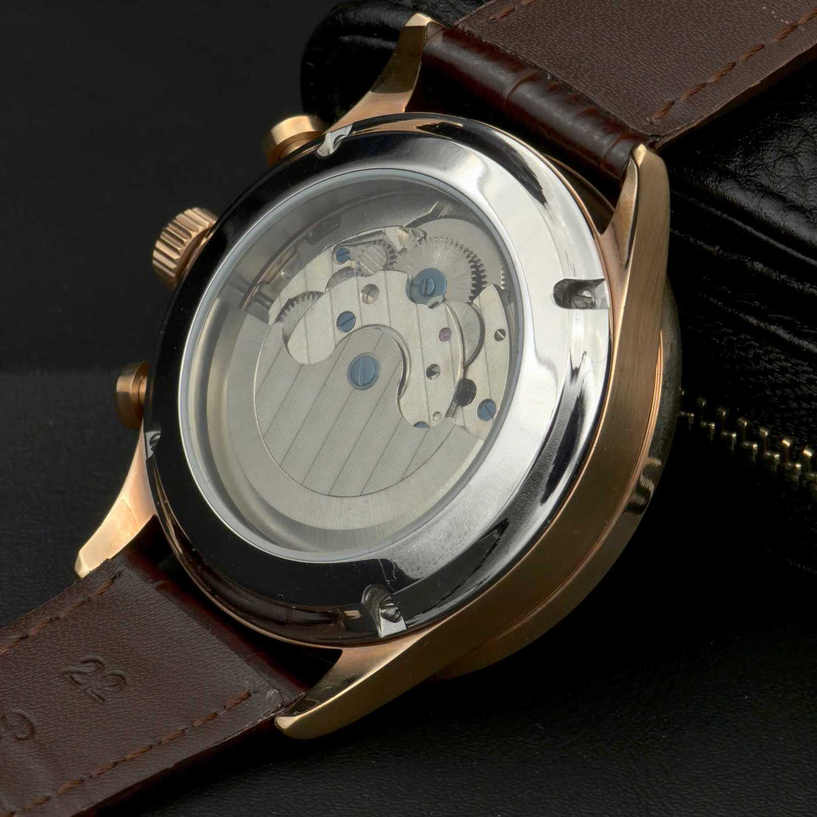 CORGEUT complications Mens Luxury Watch High Waterproof Automatic Mechanical Movement with Sapphire Glass reloj hombreW251104