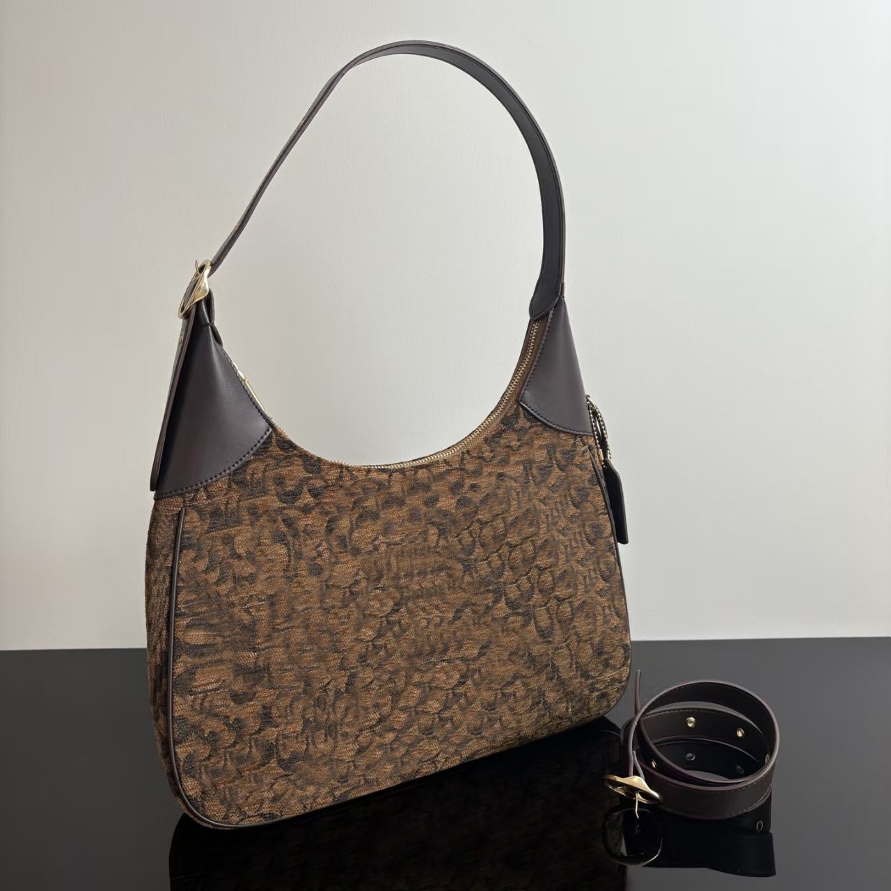 Designer bag large capacity Chenille handbag Ella Shoulder Bag women's high quality Clutch Bag Zipper Closure Tote Bag Fashion Women Casual Shopping Purse