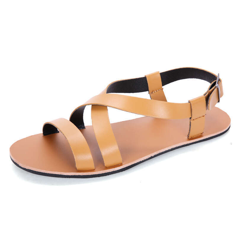 Large Roman 2024 Summer British Casual Beach Fashion Sandals for Men Outdoor Water Shoes