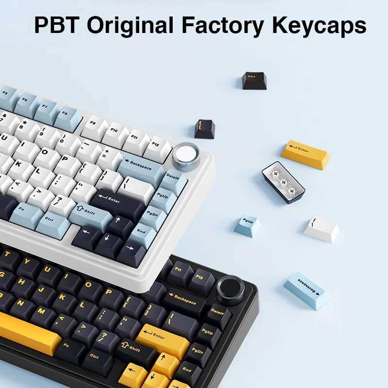 AULA F75 2.4G Wireless/Bluetooth/Wired Gaming Mechanical Keyboard RGB Customized 75% Layout OEM Profile Gasket Structure M250403
