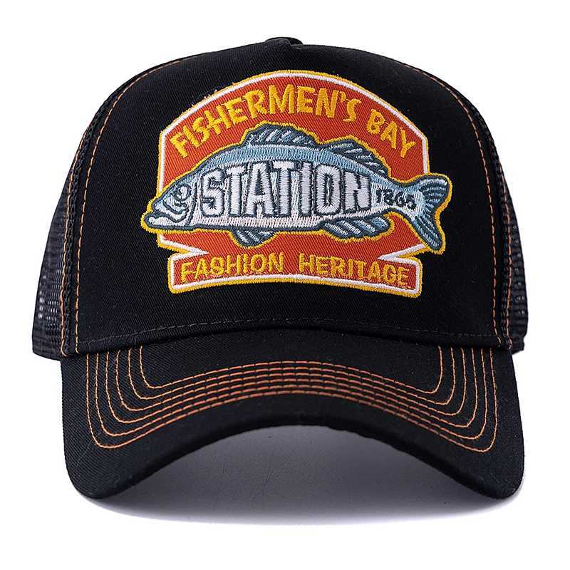 Home>Products>Neutral Summer Fishing Hats>Breathable Mesh Truck Hats W250403