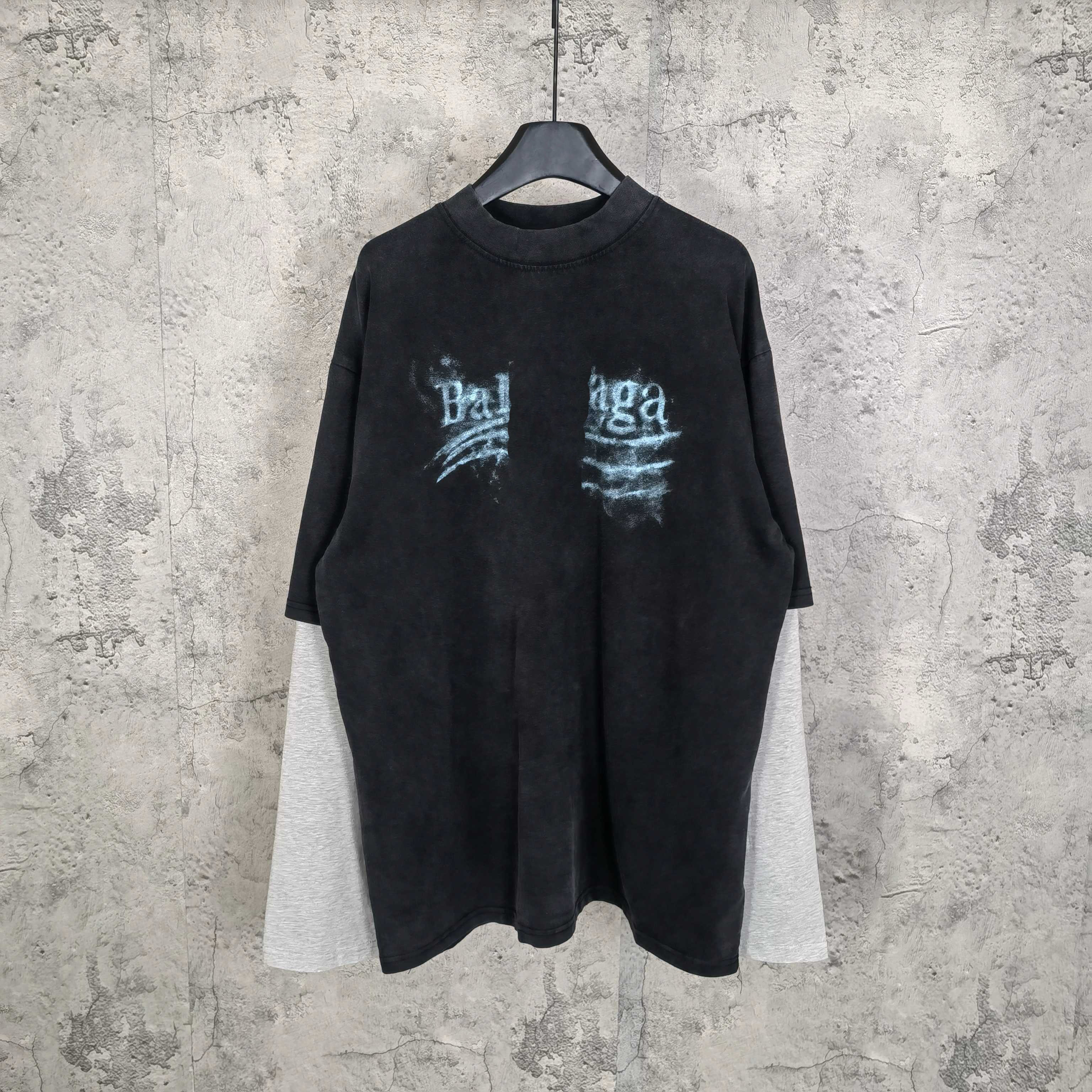 mens tshirts roud neck embroidered and printed polar style summer wear with street pure cotton t42f2