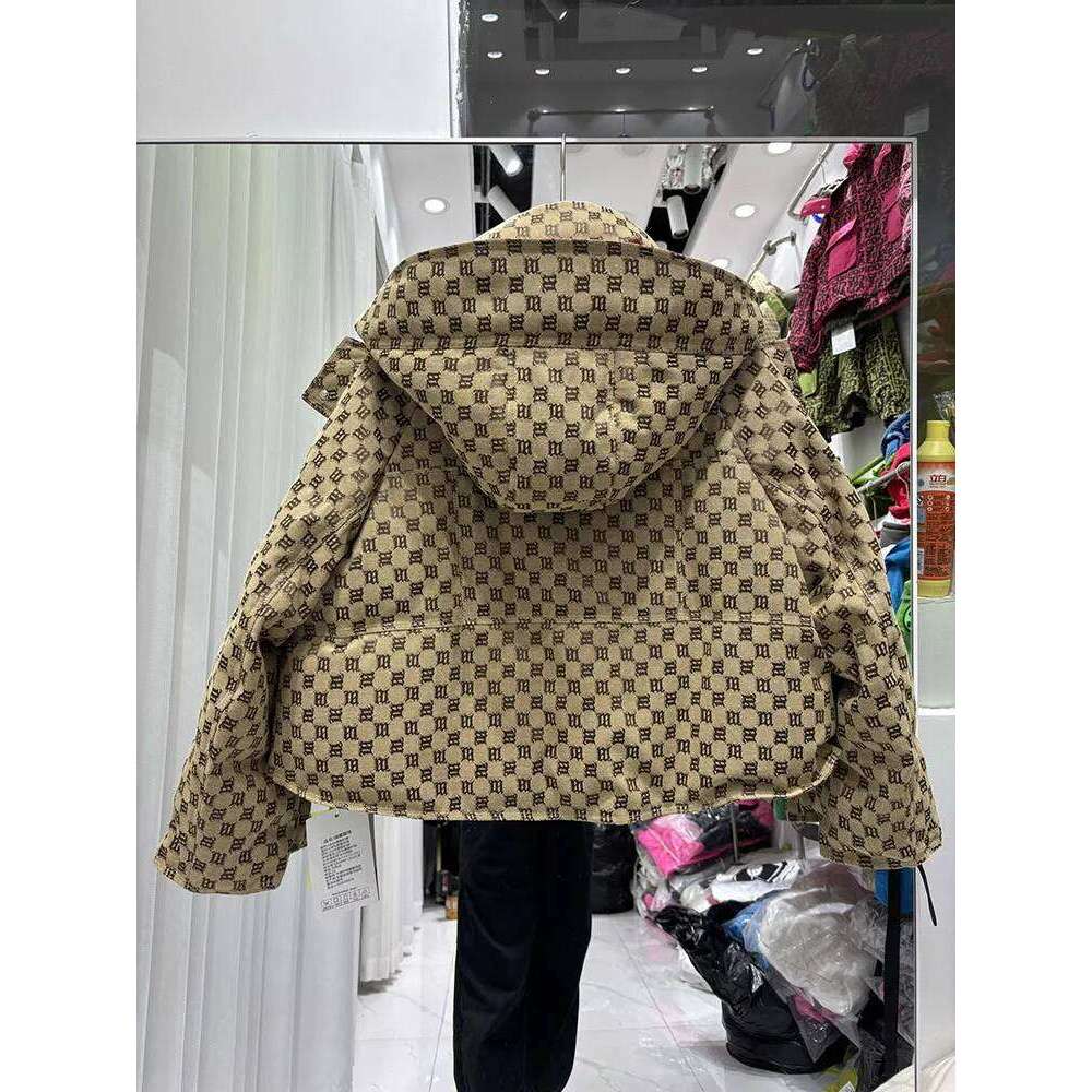 New Winter Women's Short Hooded European Style Fashion Letter Jacquard White Duck Down Bread Jacket Coat