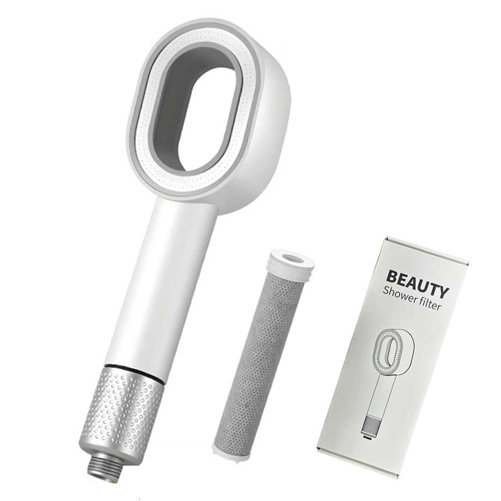 Filter Shower High Pressure Water Saving Handheld Shower for Hard Water Filtration Remove Chlorine Bathro Accessories Y251103