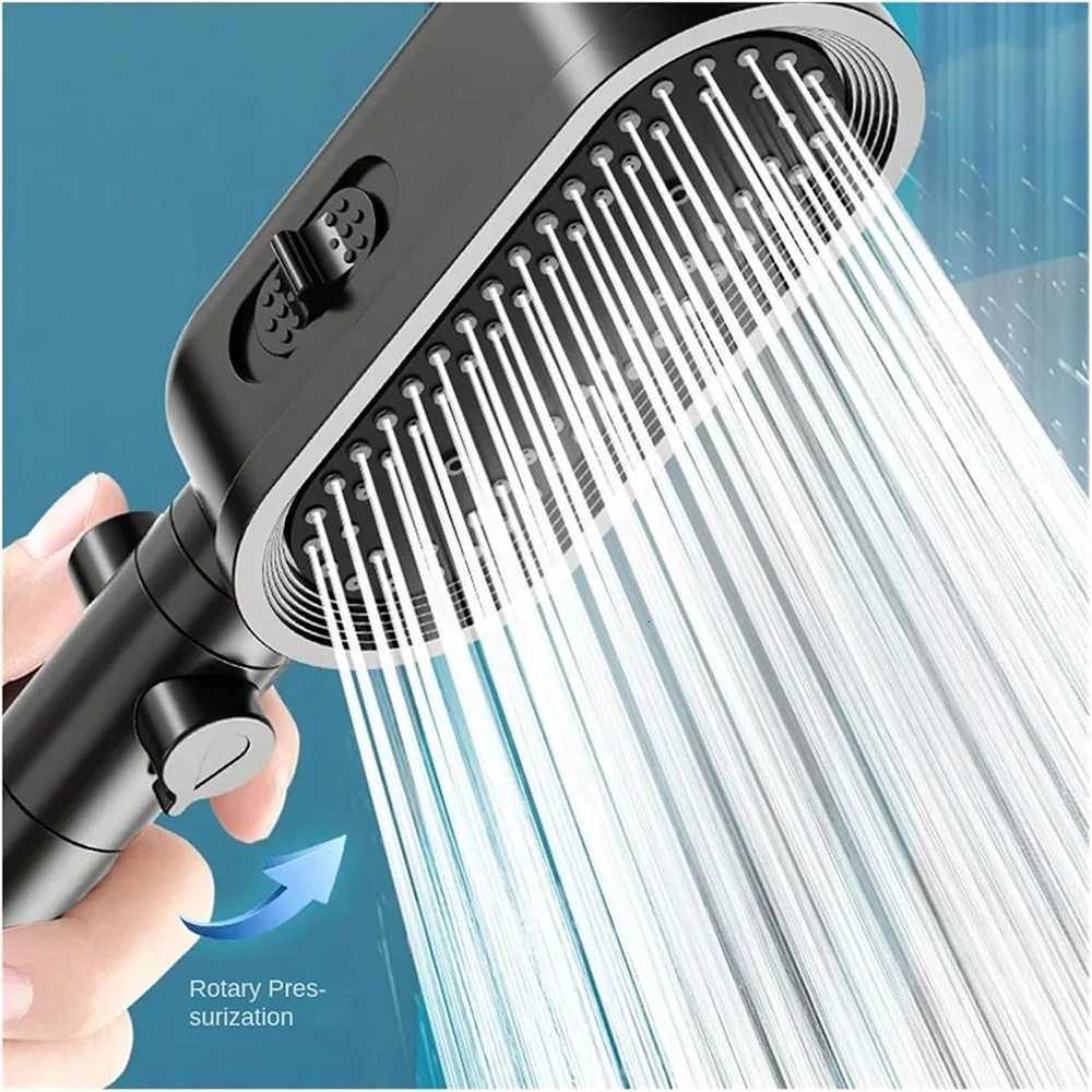 3 Modes Handheld Shower Strong High Pressure Water Saving Filtered Shower Fallresistant ABS Bathro Shower Nozzle Y251103
