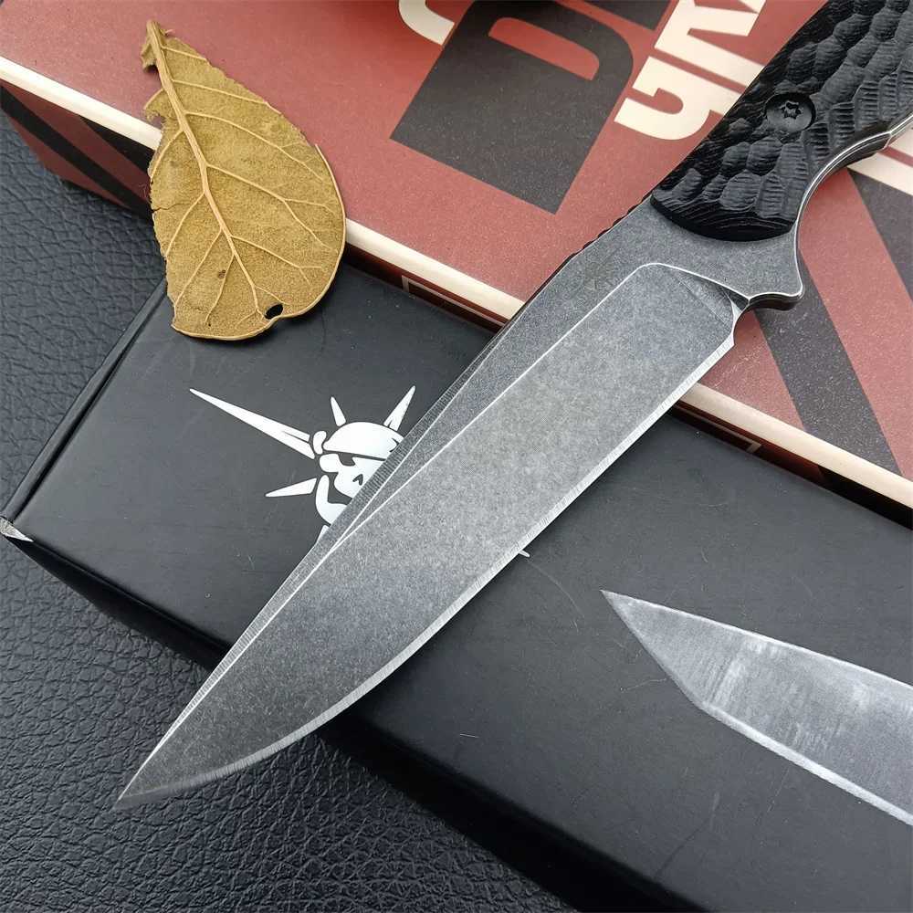 Fixed blade knife Toor Anaconda 8Cr13Mov steel G10 handle with pink ring and Kydex shell outdoor military survival knife toolT250402