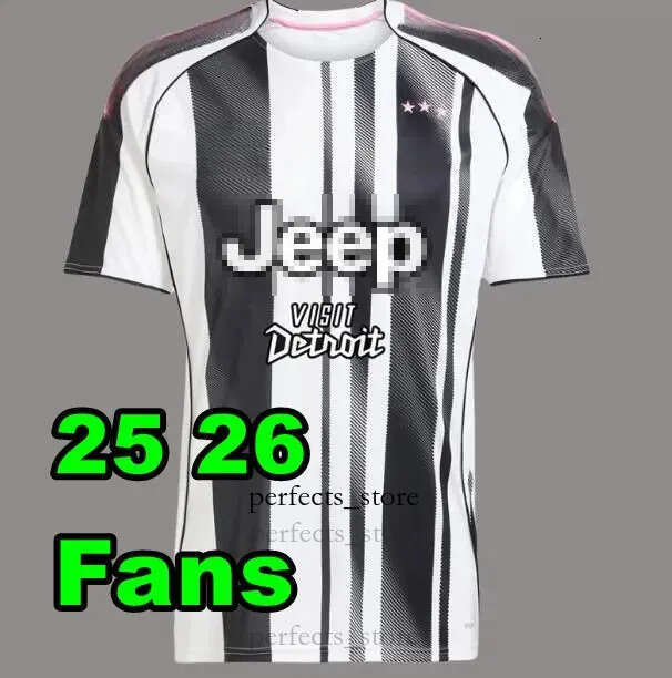 Juve 25 26 Soccer Jerseys Fans Player Home Away Yildiz Vlahovic F.Conceicao DOUGLAS LUIZ Thuram N.Gonzalez Gatti Kalulu 2025 Football Shirt Men Kids Kit Kits C63