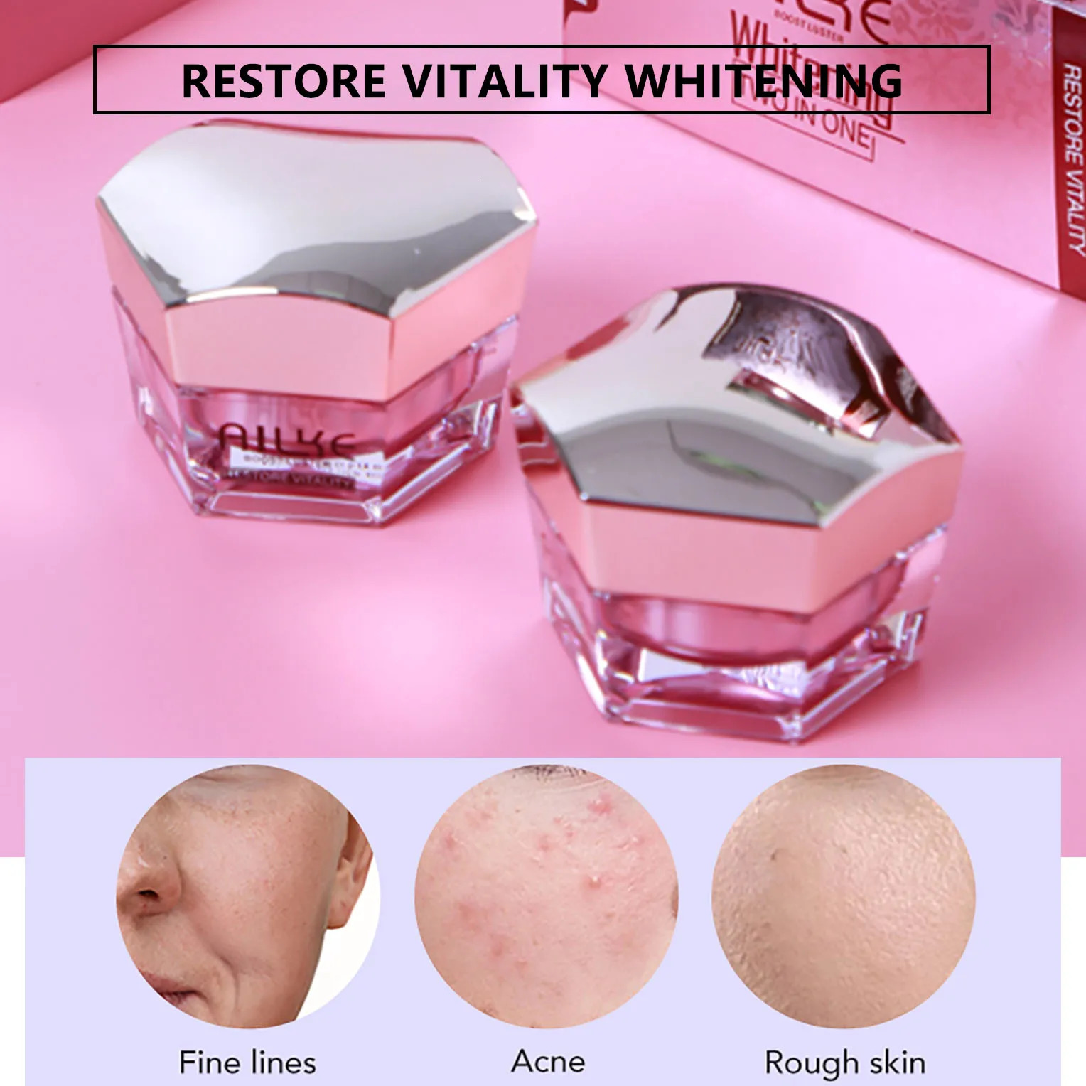 AILKE Lightenin Face CREAM With Collagen Acid Skin CARE Women Facial r Set 251027
