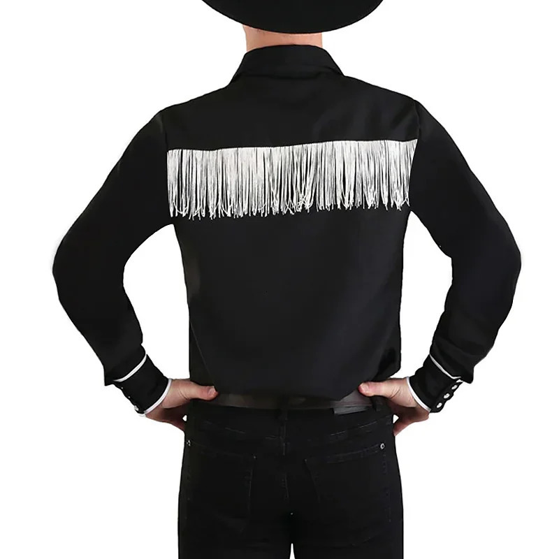 Western Tribe Cowboy HD 3D Printed Long Sleeve Shirt Fashionable Casual Sports Outdoor Lighting Comfortable Spring and Summer 250403e