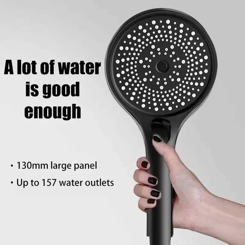 Large screen shower 3-speed mode portable shower accessories bathro supplies shower knob cplete set of accessories Y251103