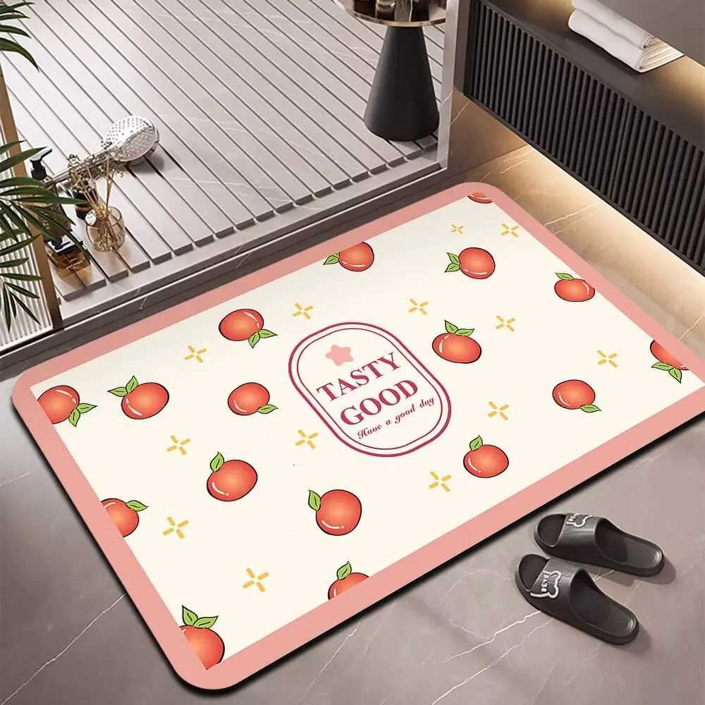 Hard diatom mud board bathroom door floor mat absorbent mat toilet diatomite bathroom non-slip quick-drying floor mat C251103