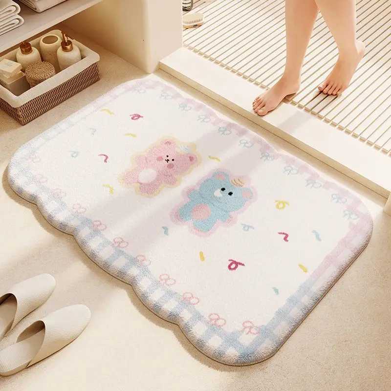 VIKAMA Adorable Premium Animal Print Entrance Rug Bedroom Toilet Door Mat Non-Slip Soft Comfort Floor Mat Interior Decor C251103