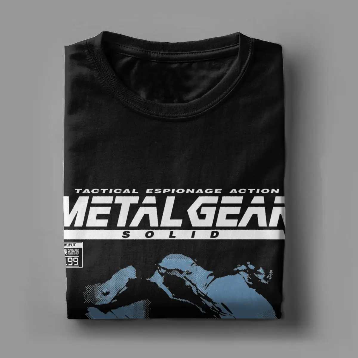 Men Women MGS1 Solid Snake Game T Shirt Metal Gear Cotton Tops Funny Short Sleeve O Neck Tees Classic T-Shirts X250403