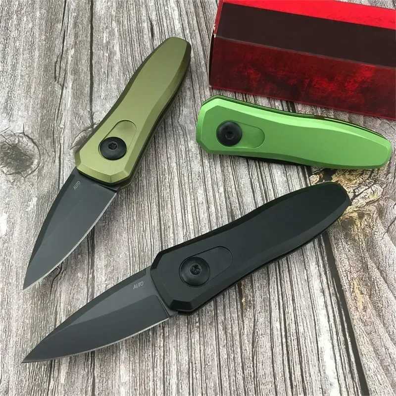 KS 7500 launches 4 compact tactical knives outdoor survival knives 8Cr18MoV blades aluminum alloy handle EDC camping basic toolsT250402