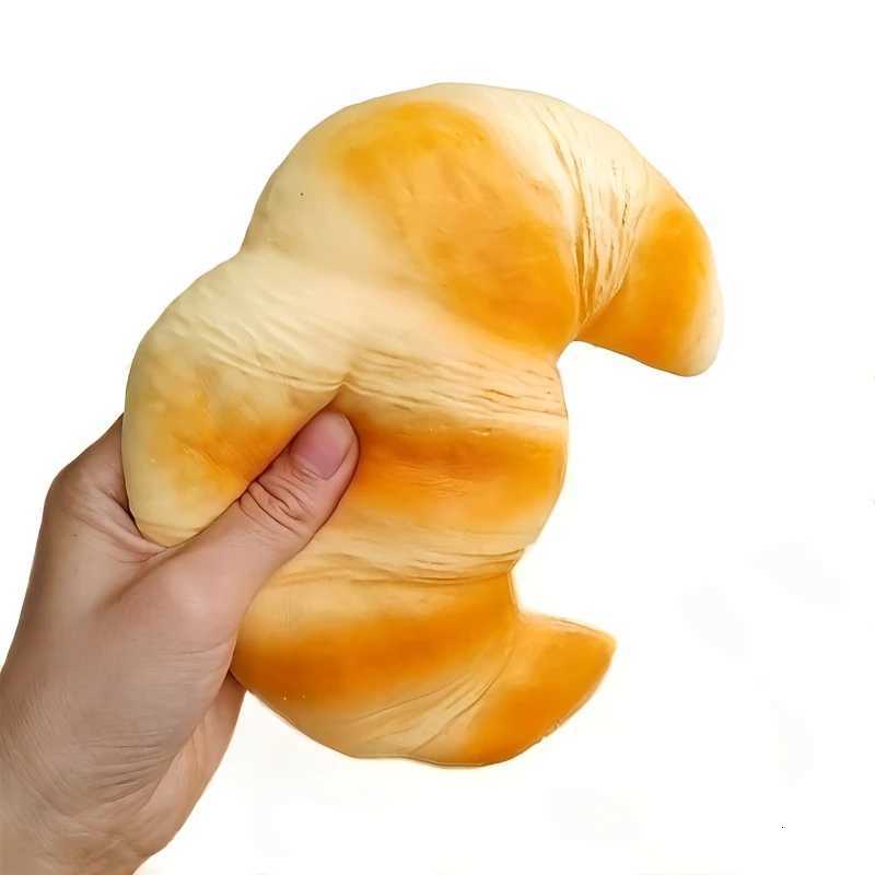 Squishy Croissant Squeeze Toy Slow Rising Sticky Stress Relief Toy Super Soft Food Creative Simulation Bread Anti-anxie toys Z251103
