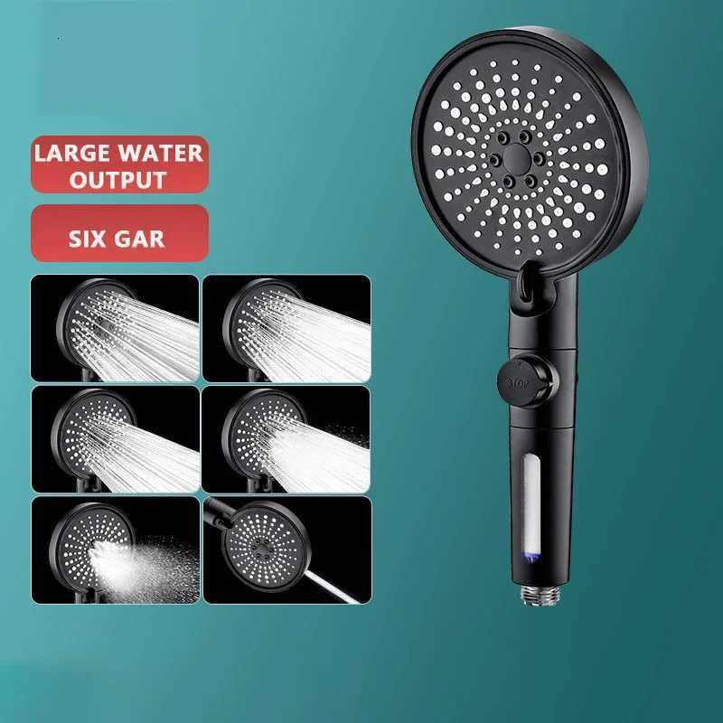 6 Modes Adjustable Shower High Pressure shower Water saving 2024 Rainfall Faucet Bath Shower for Bathro Y251103