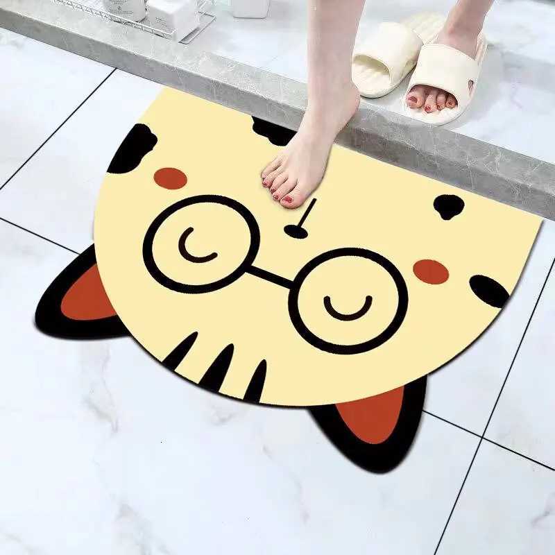 Diatom mud bathroom absorbent mat household toilet bathroom absorbent non-slip mat bedroom quick-drying non-slip floor mat C251103