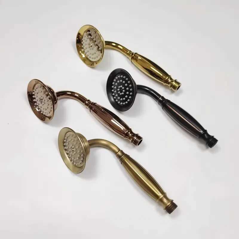 Bathro Accessories Rose Gold Hand Shower High Pressure Antique Water Output Antique Hand Shower Nozzle Water Y251103