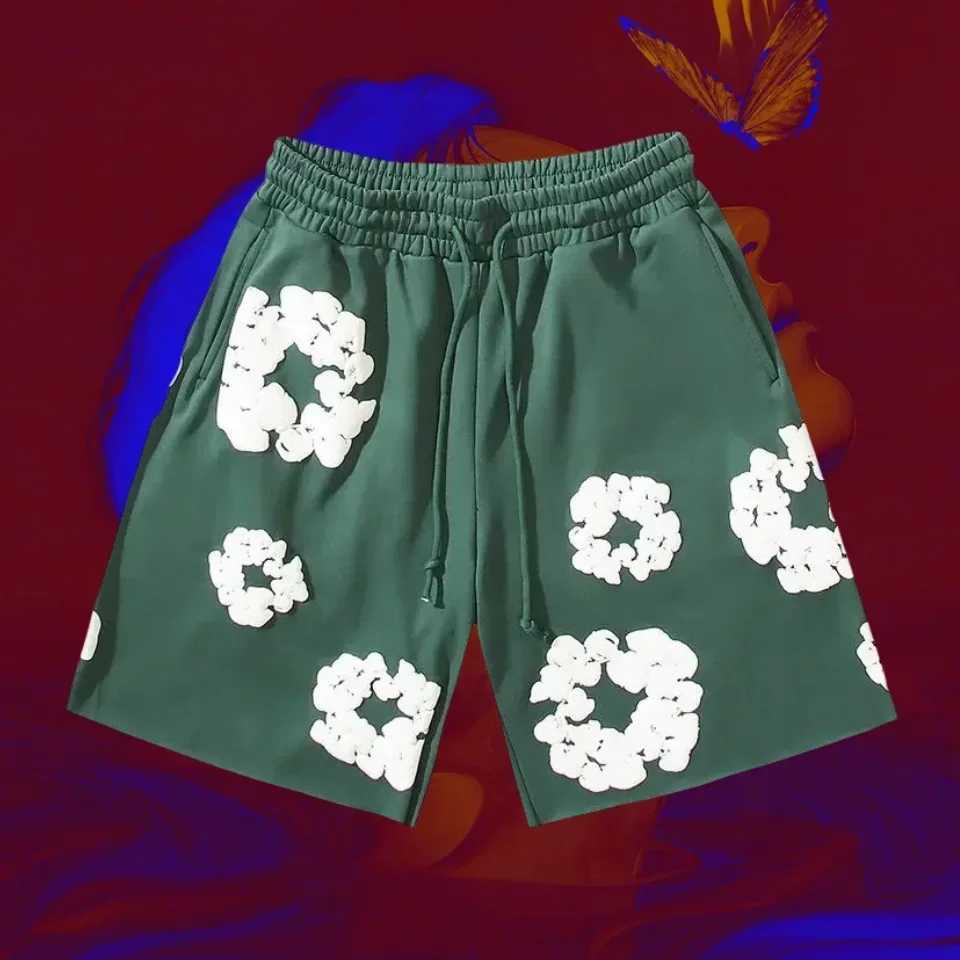 2025 Mens Fashion Quick-drying Sports Shorts Kapok Printed American Shorts Comfortable and Breathable Hot Trendy Casual Shorts X250403