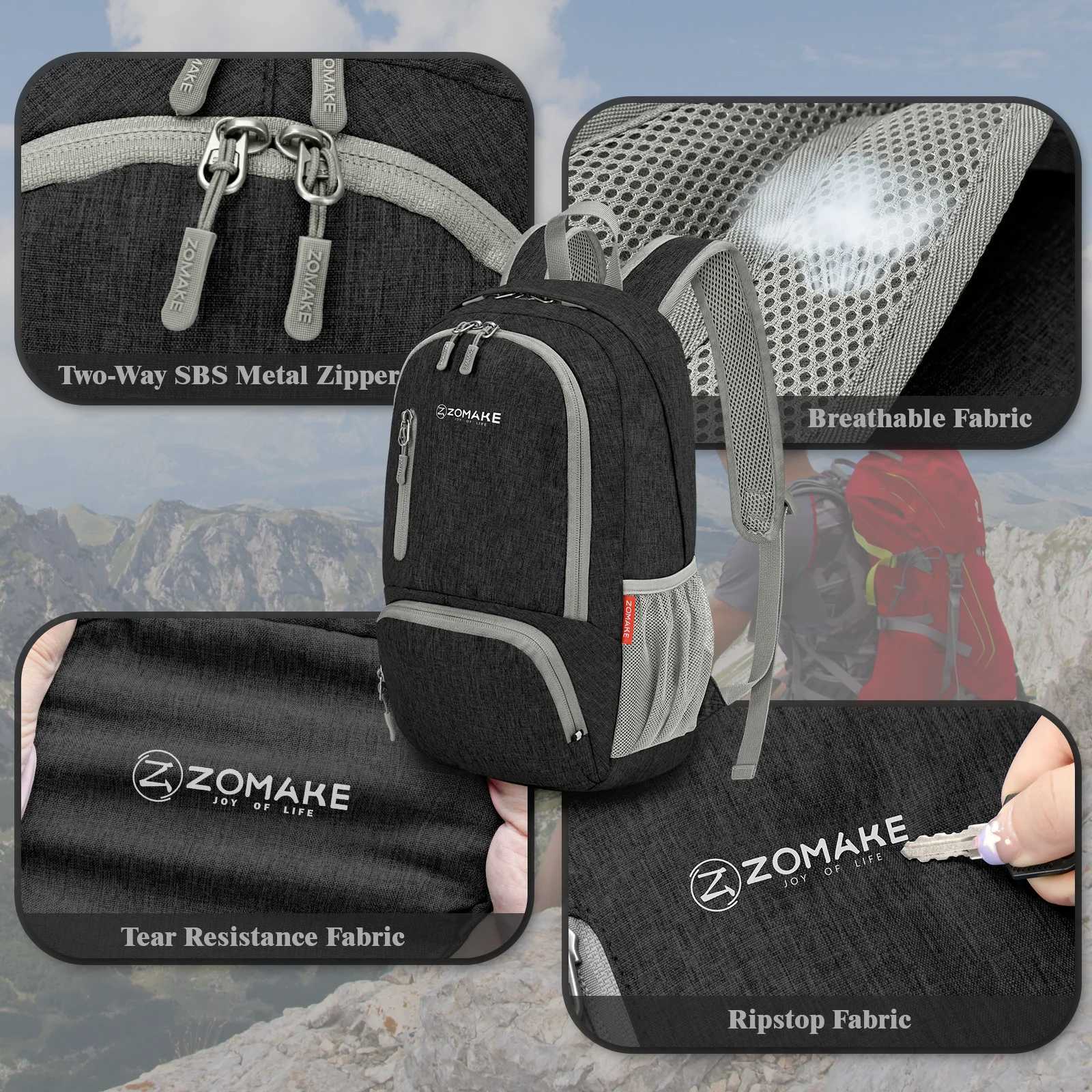 20L Outdoor Packable Backpack light Foldable Camping Backpack Anti-splash Travel Hiking Daypack Sports Bag for Men WomenC250407