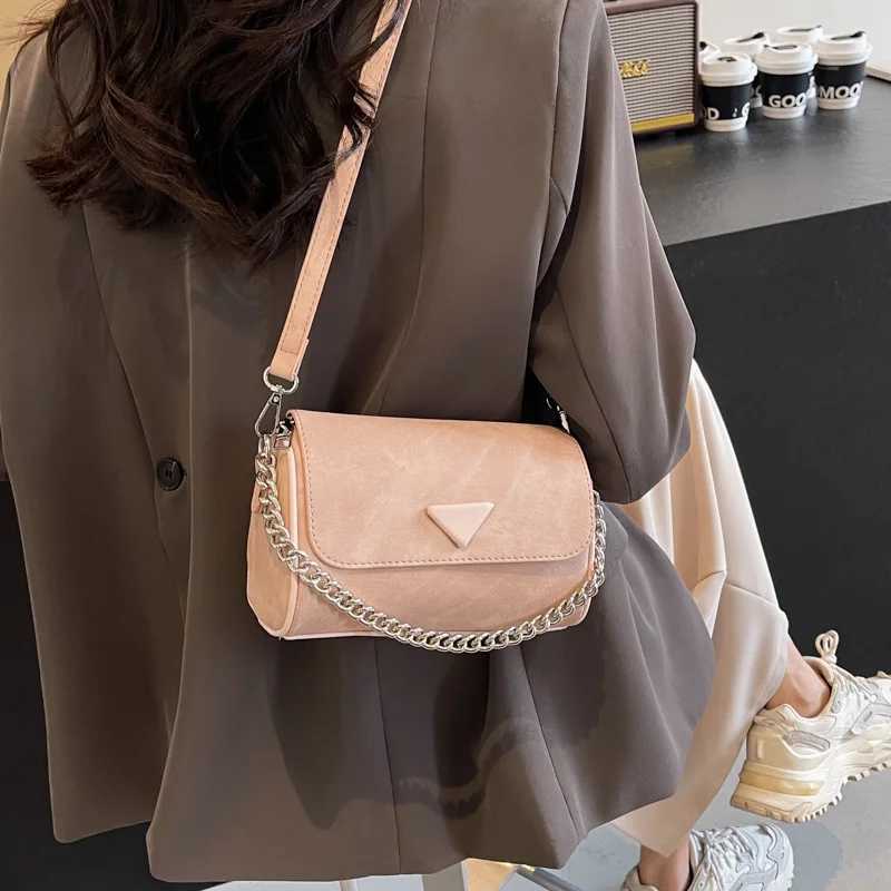 Luxury Women Brand PU Leather Crossbody Bag Casual Chain Pillow Messenger BagC250401
