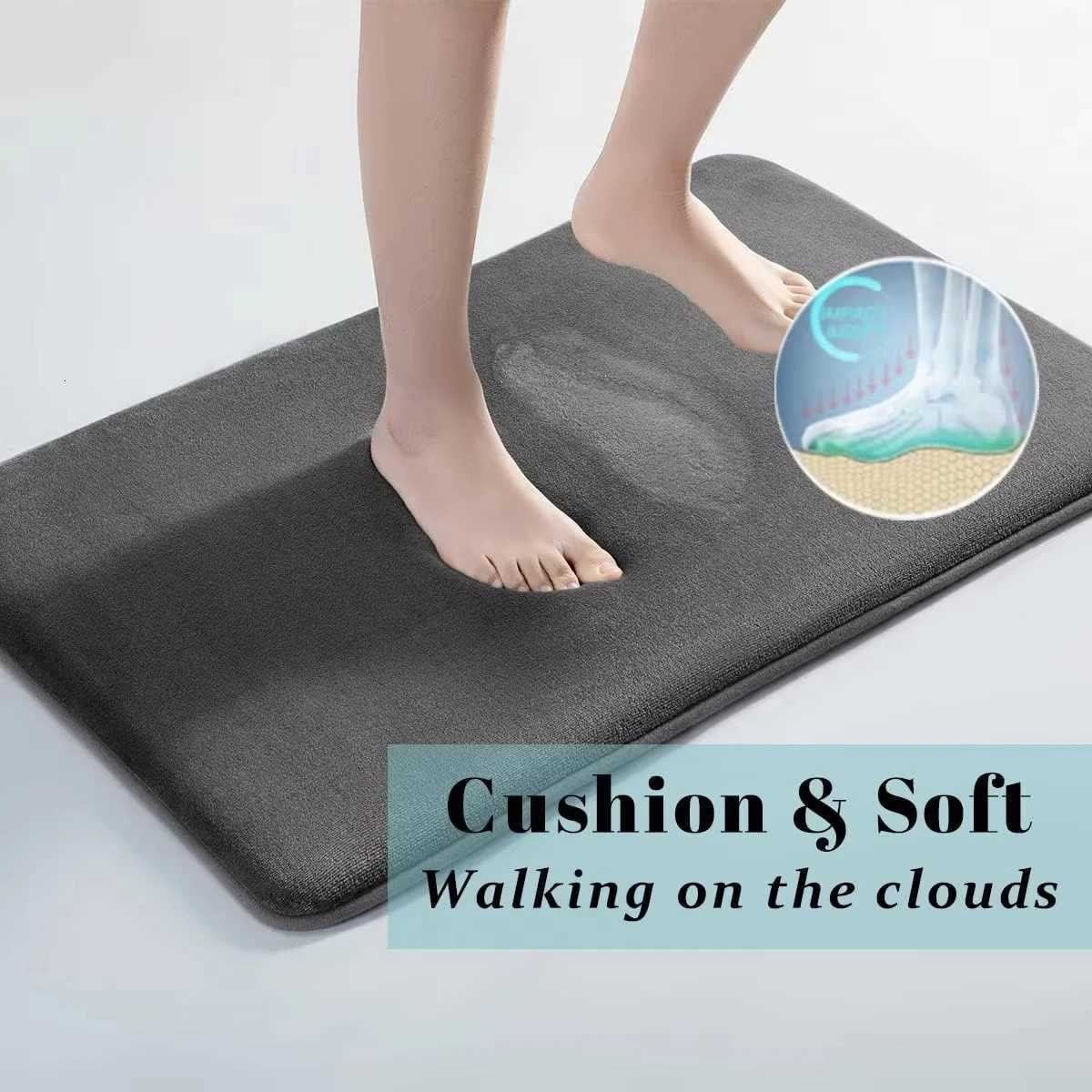 Absorbent Floor Mat Non Slip Bath Mat Anti Slip Coral Velvet Bathroom Floor Mat Door Mat Home Decoration C251103