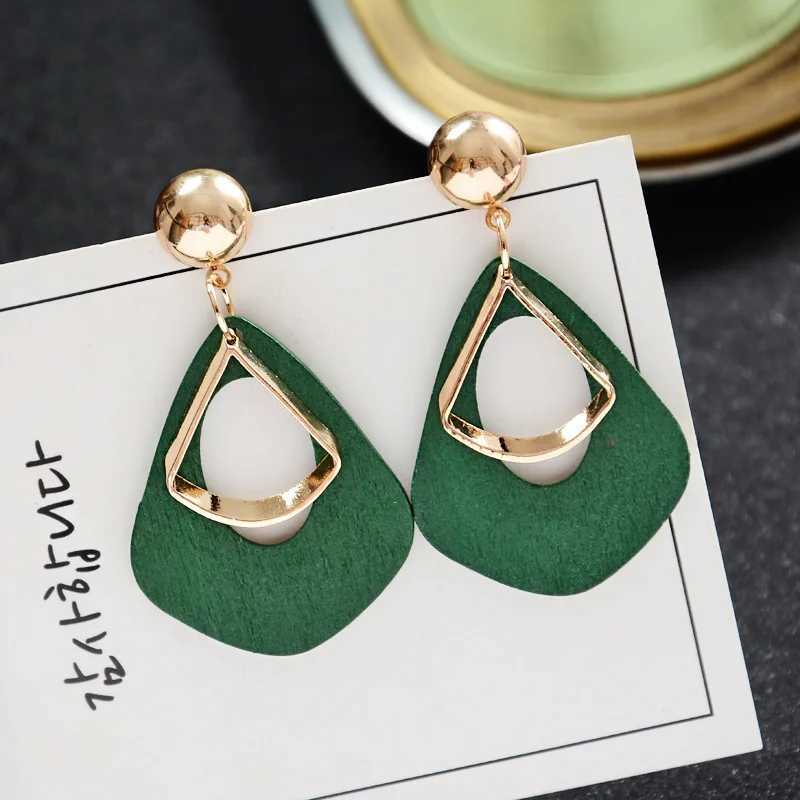 ES3222 Bohemia Earrings Statement Jewelry Exaggerated Ethnic Hollow Out Geometric Drop Earrings For Women Boho Style C251103