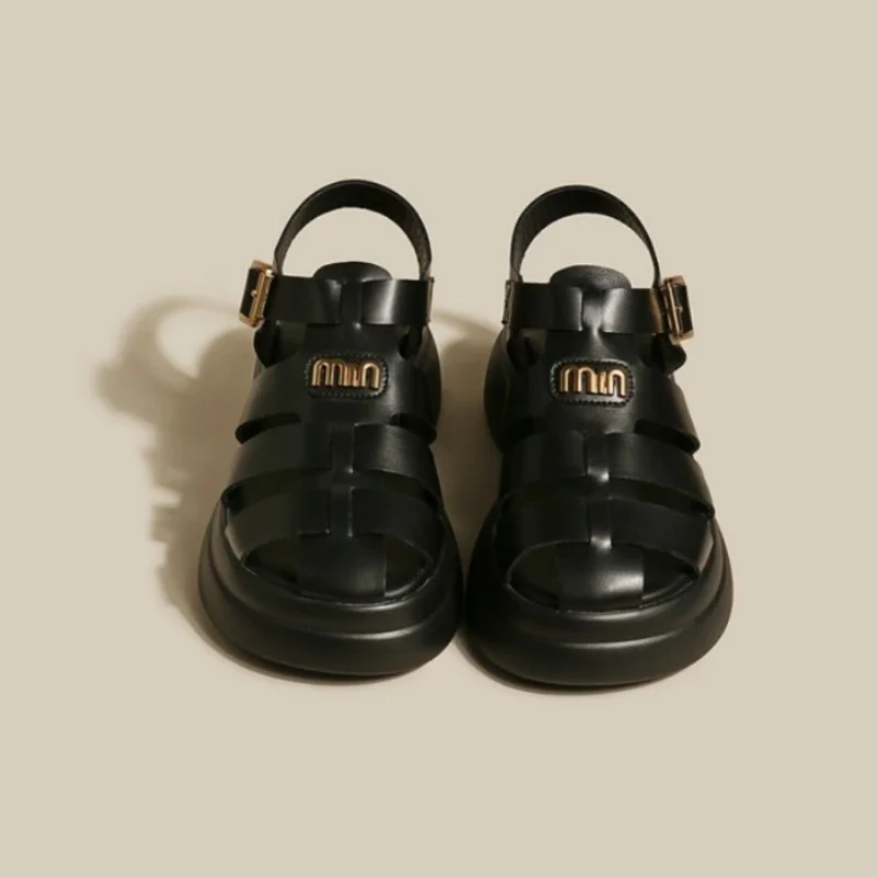 New Summer 2024 Fashion, Comfortable and Platform Thick-soled British Style Casual Women's Shoes Fashion,