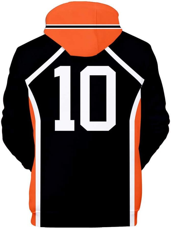 Haikyuu 3D Printed Hoodie Fashion Novelty Sportswear Halloween Role Playing Adult Costume
